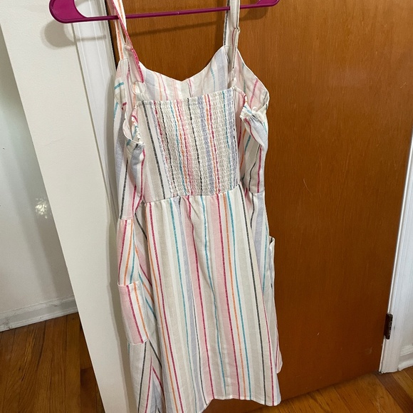 Kit + Sky Striped Dress Reinforced Buttons - Picture 4 of 4